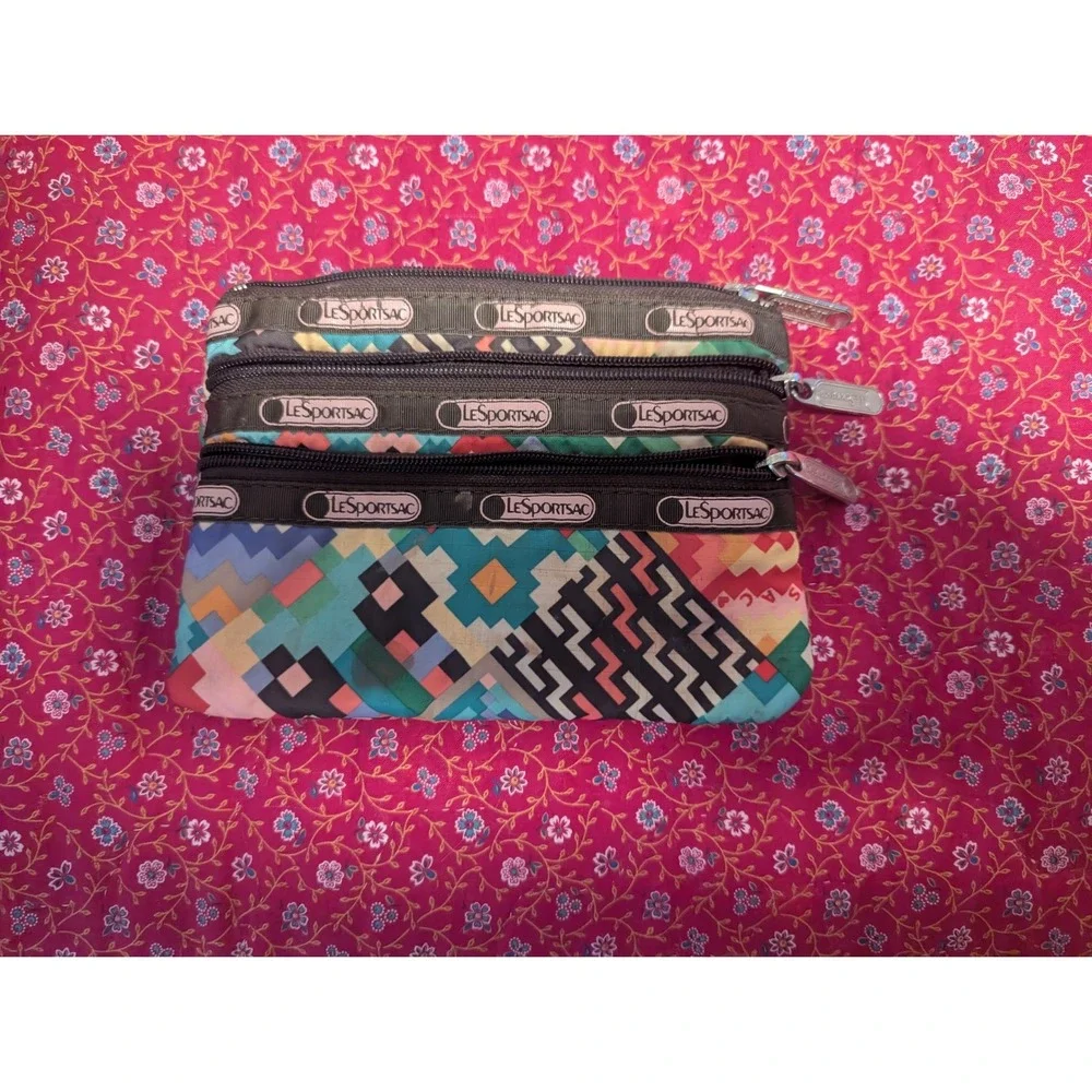 LeSportsac 3 Zip Cosmetic Pouch‎ 